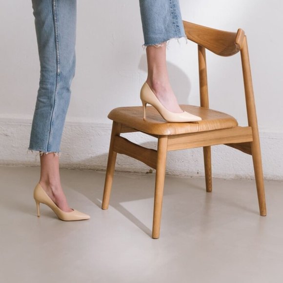 Jonak Pump with pointed toe in Rose - Picture 1 of 4